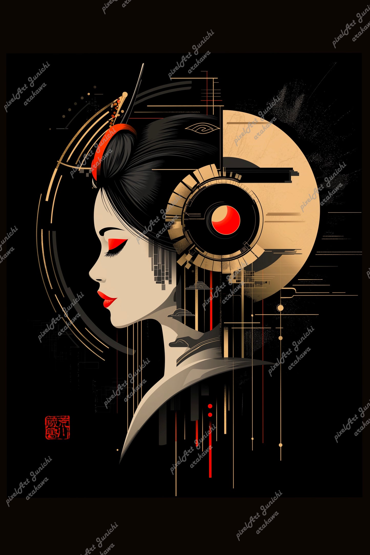 Geisha Geometric Combo