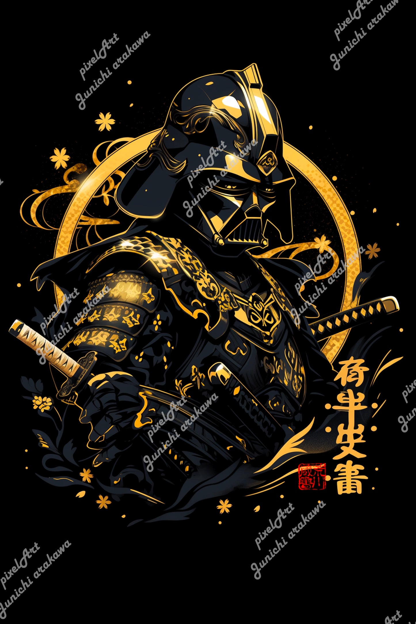 Darth Samurai 11 x 14