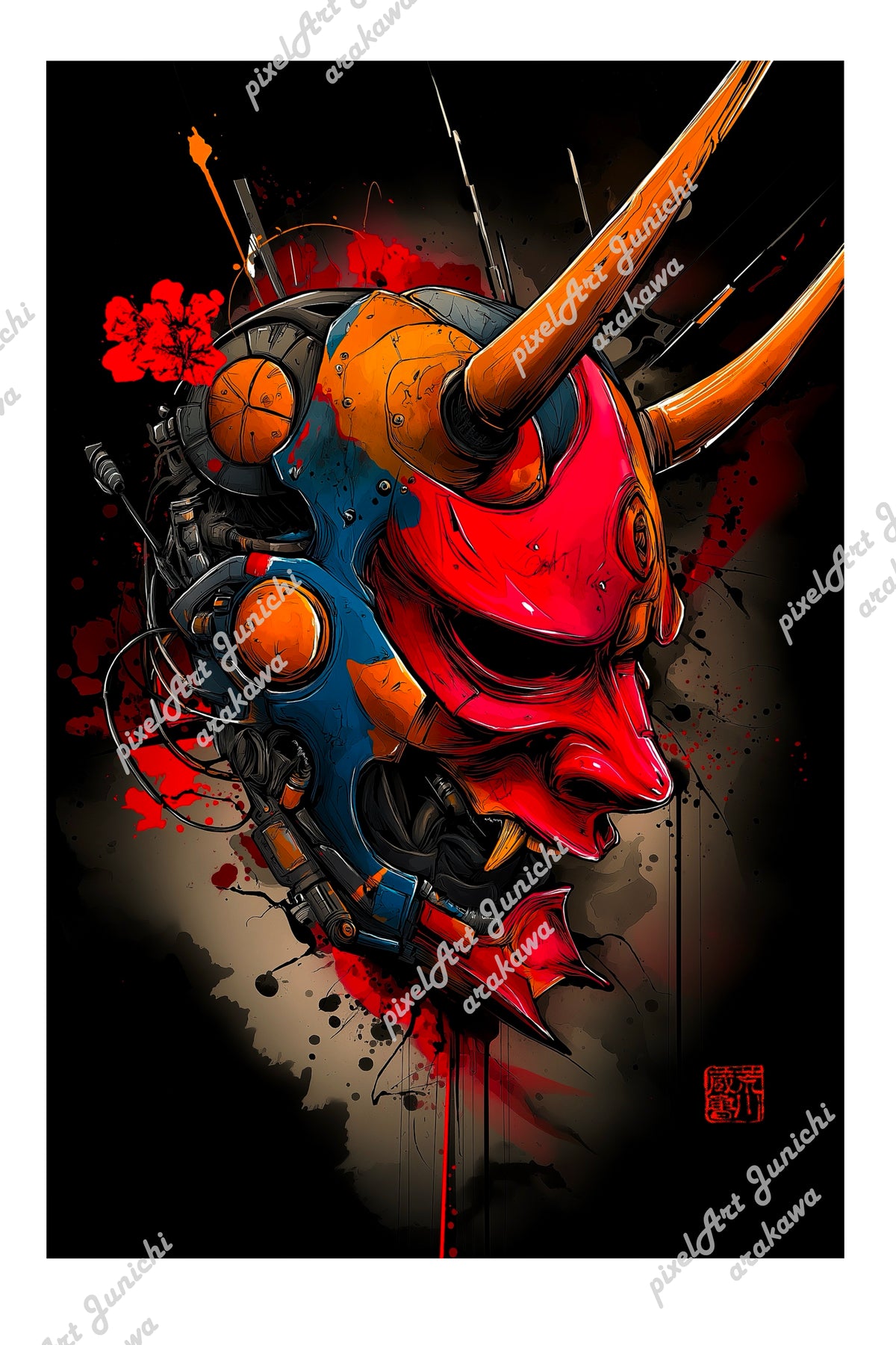 Red Hannya Right