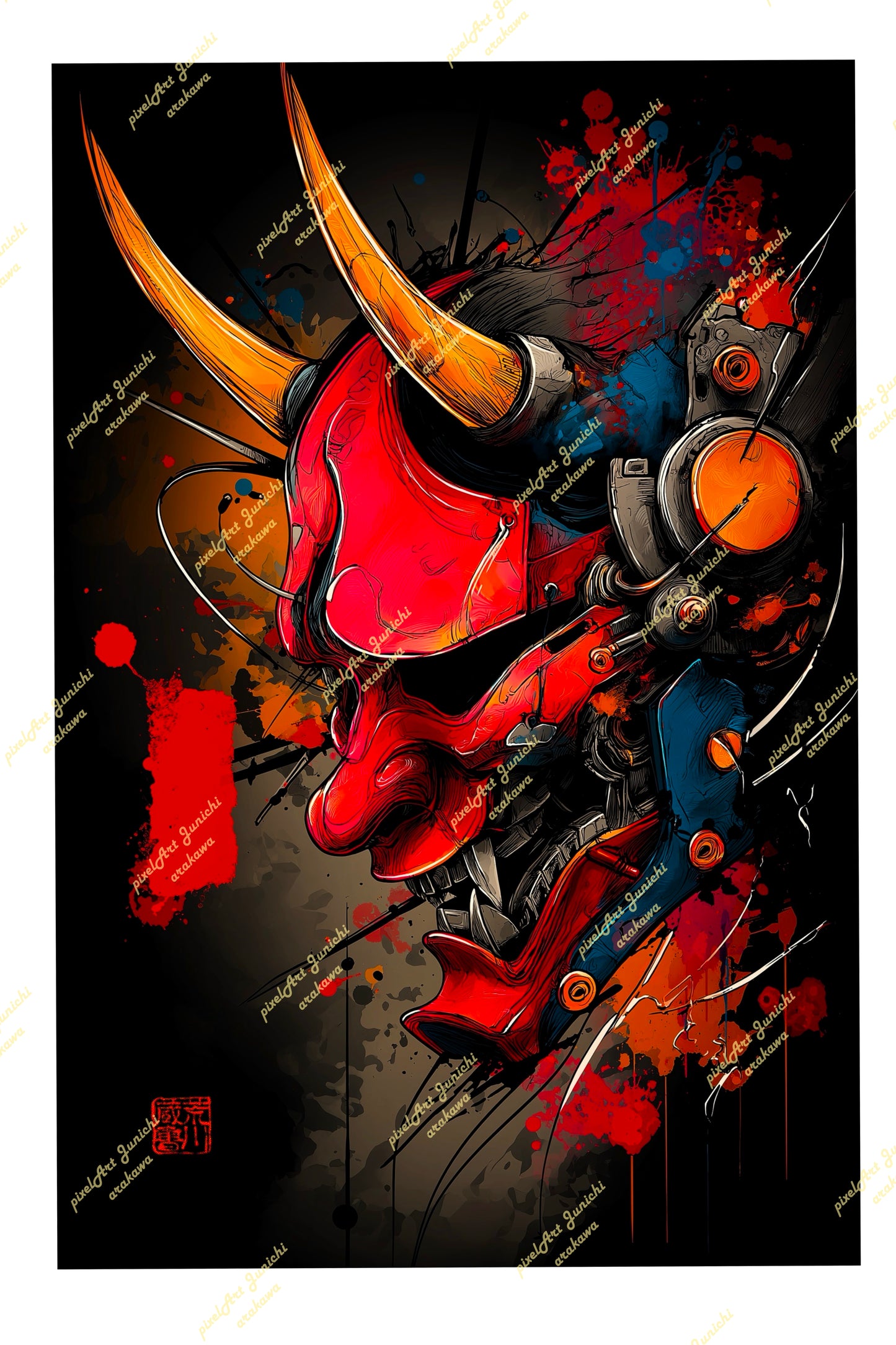 Hannya Mask Color 2