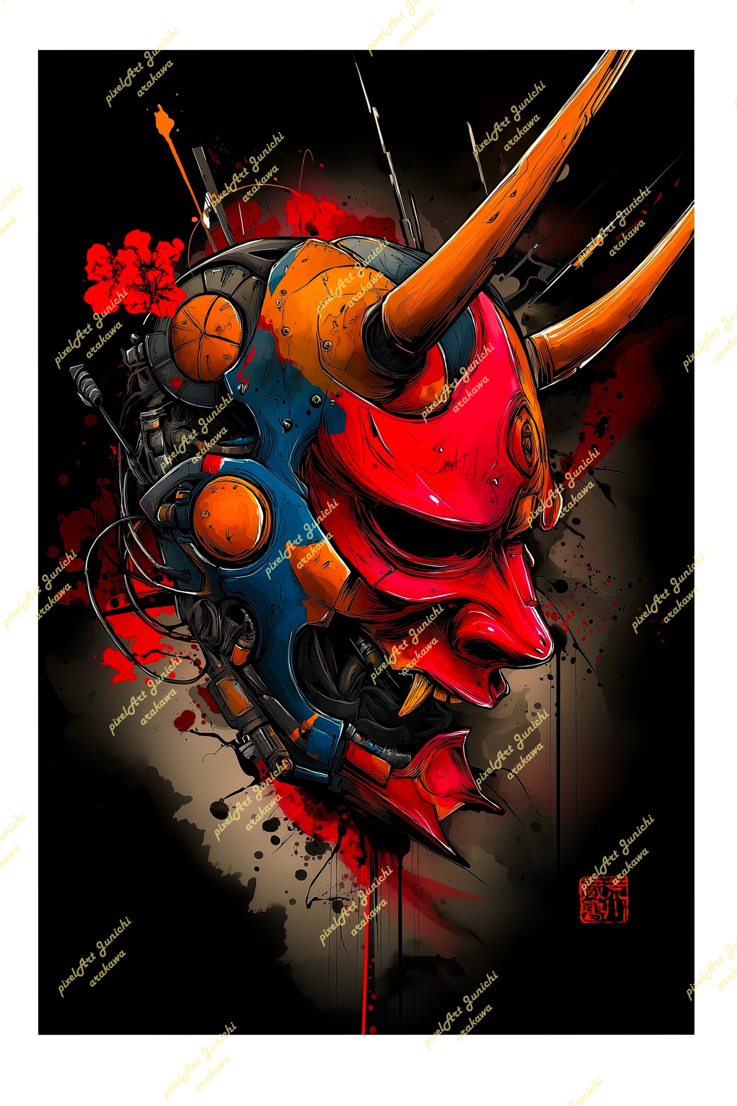 Hannya Mask Color