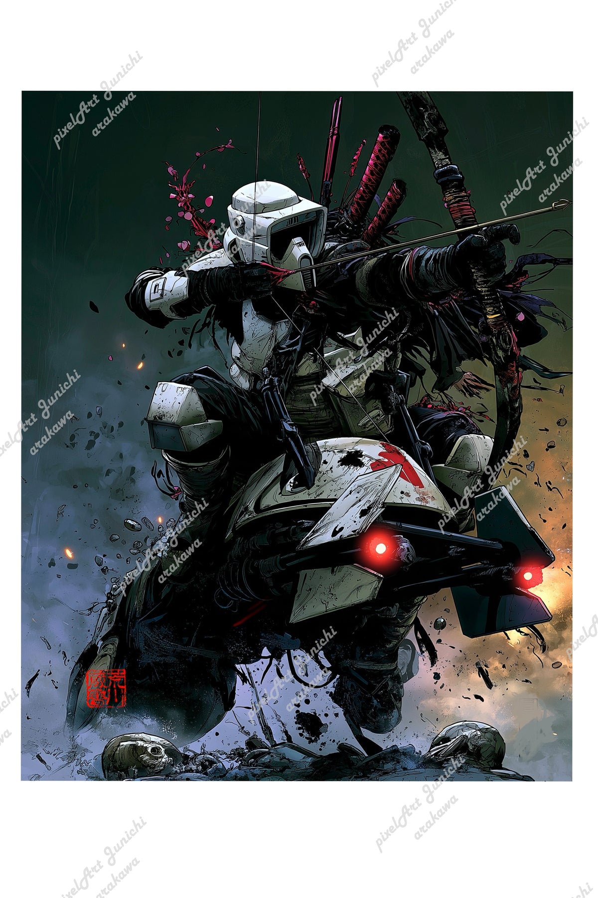 Warrior on speeder 2